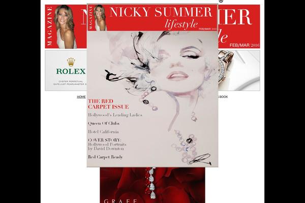 Isabelle theme site design template sample