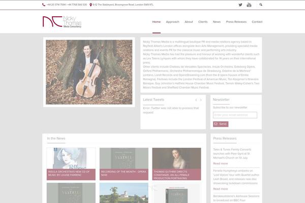 nickythomasmedia.com site used Nickythomas