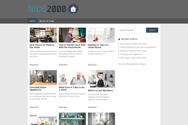 Portal theme site design template sample