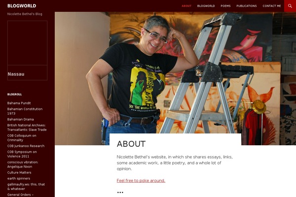 Twenty Fourteen theme site design template sample
