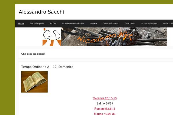 Donovan theme site design template sample