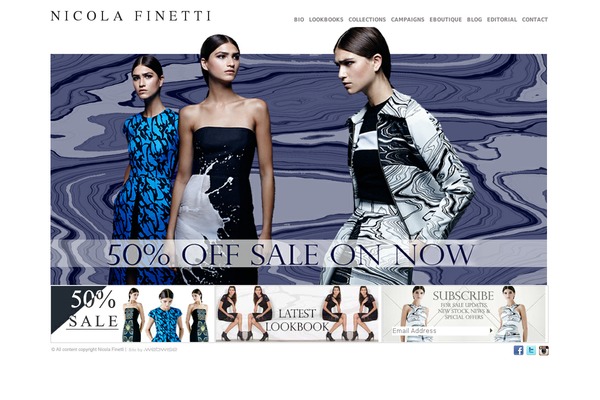 nicolafinetti.com site used Nicola