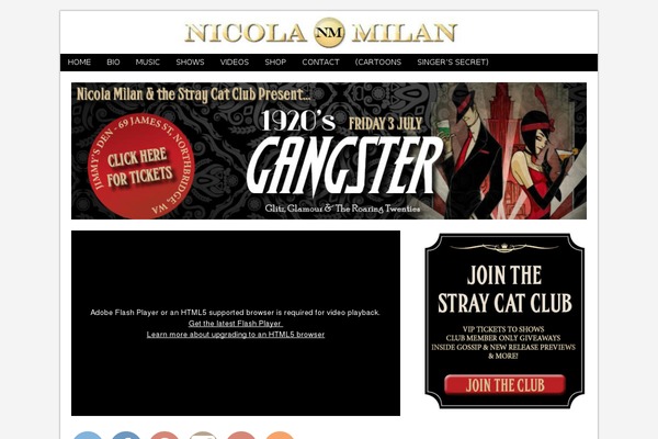 Site using Flickr Photostream plugin