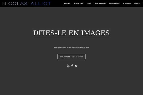 nicolasalliot.com site used Onetone-child