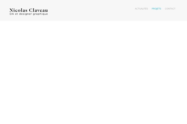 nicolasclaveau.com site used Theagency-v2
