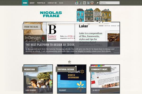 Sann theme site design template sample