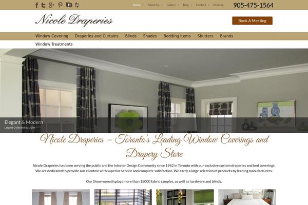 nicole theme websites examples