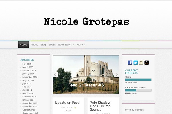 Amalie Lite theme site design template sample