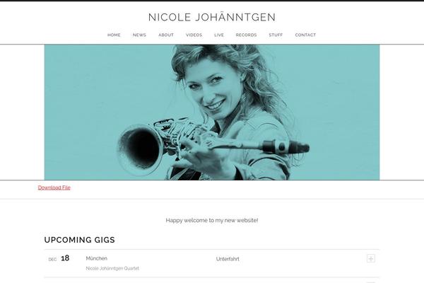 Promenade theme site design template sample
