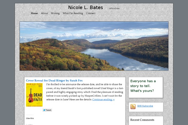 nicolelbates.com site used Sciencefiction