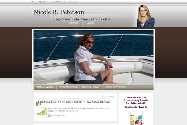 Fresh News theme site design template sample