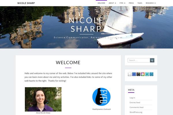 Nisarg theme site design template sample