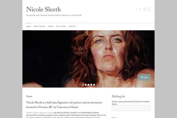 Attitude theme site design template sample