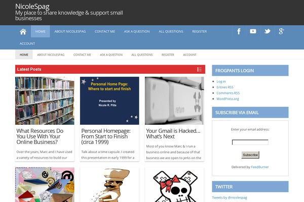 nicolespag.com site used ProMax