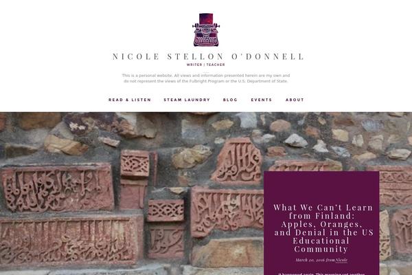 nicolestellon.com site used Traveller