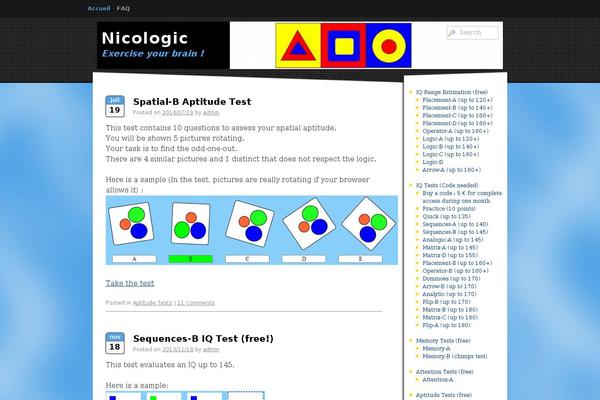 Sonar theme site design template sample
