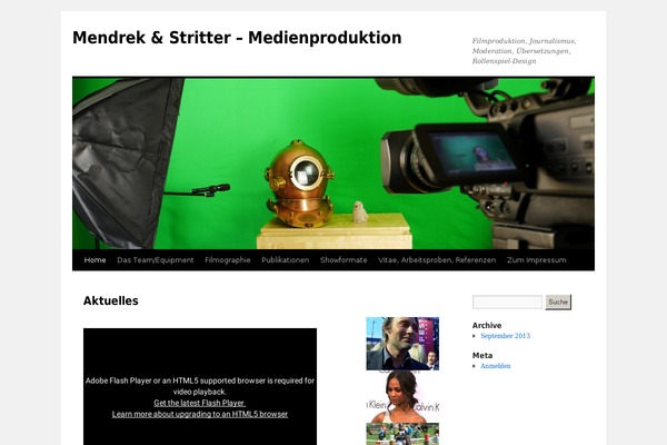 Twenty Ten theme site design template sample