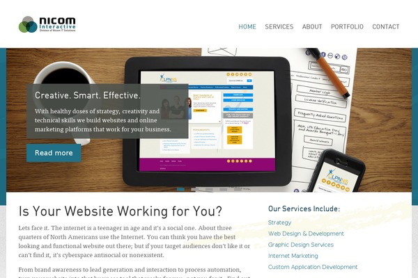 Enfold theme site design template sample