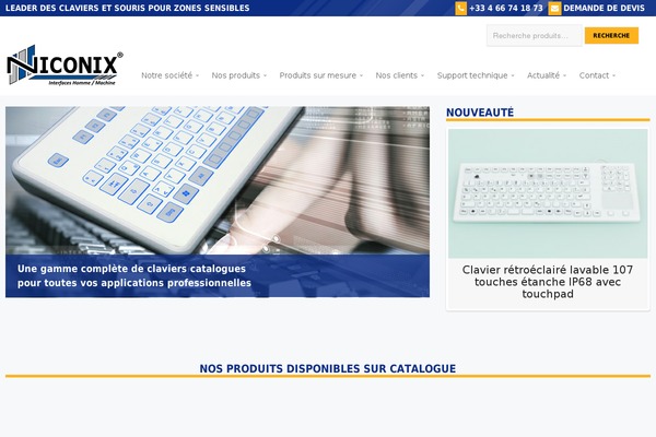 niconix.fr site used Adamas