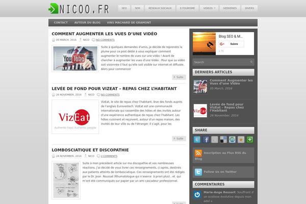 Groove theme site design template sample