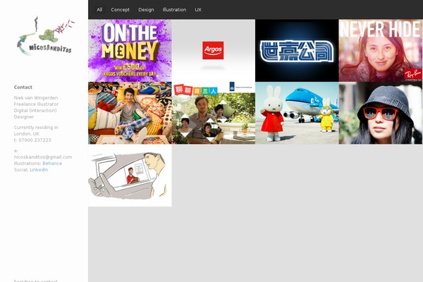 Ink theme site design template sample