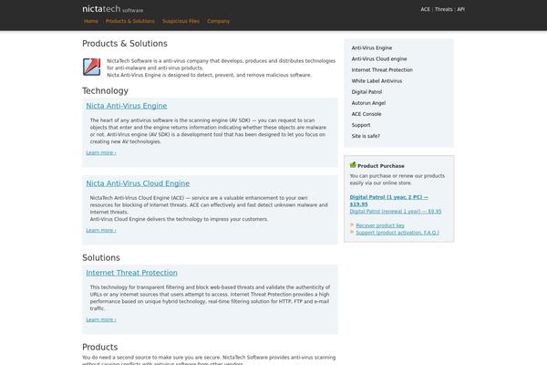 nicta theme websites examples