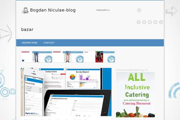 Foodica theme site design template sample