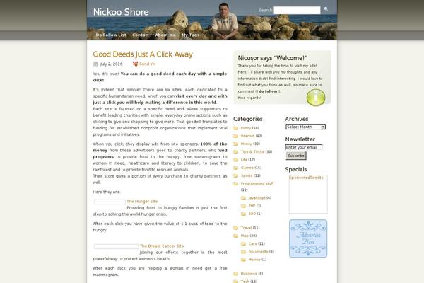 Site using Postratings plugin