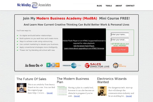 Site using Headway-utility-block plugin