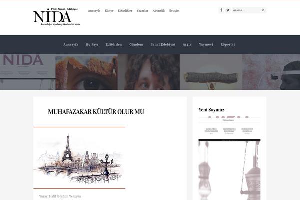 Posts theme site design template sample