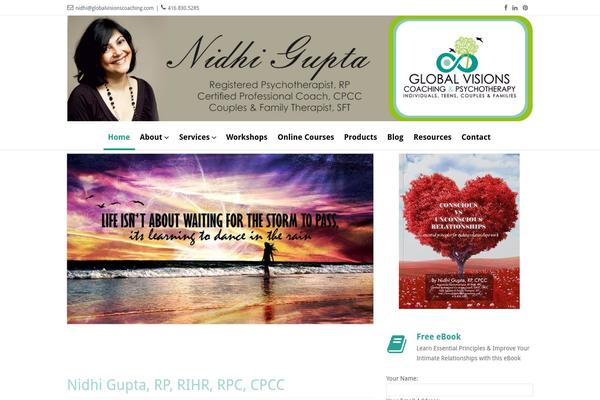 Site using Cool Social Icons Widget plugin