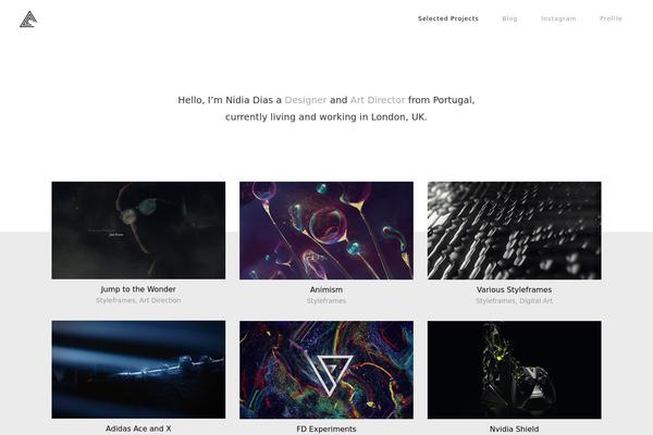 Bloc theme site design template sample