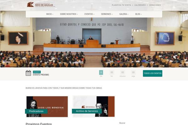 Site using Eventer plugin