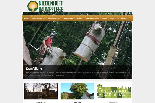 NonProfit theme site design template sample