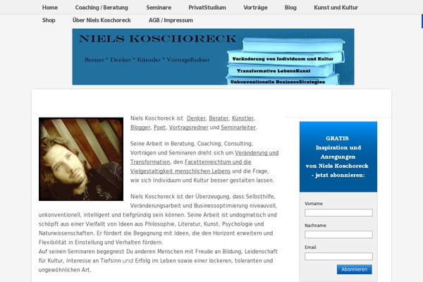 WordPress website example screenshot