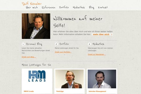 Leap theme site design template sample