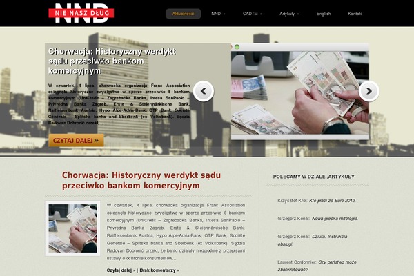 nienaszdlug.pl site used Copperific