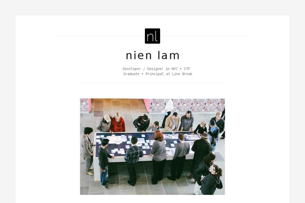 nienlam.com site used Portfolium