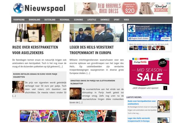 Dynamic News Lite theme site design template sample