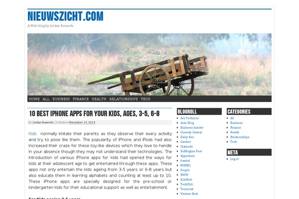 nieuwszicht.com site used nano blogger