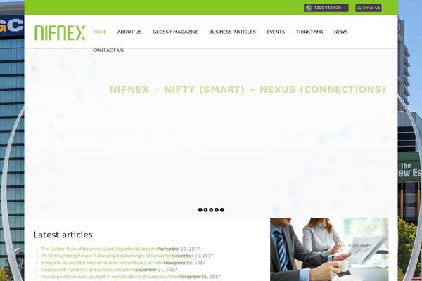 Site using Corner Ad plugin