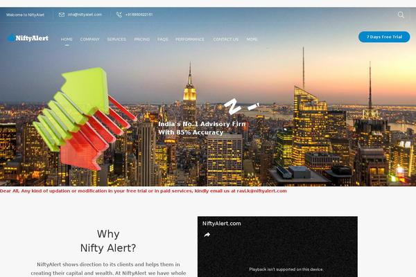 niftyalert.com site used Anada