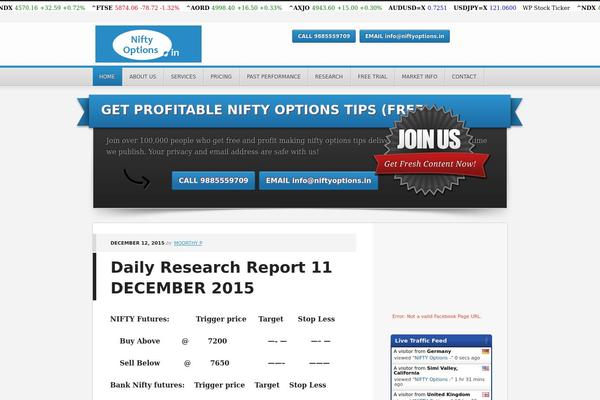 Trading theme websites examples