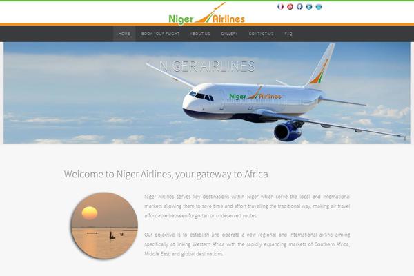Nirvana theme site design template sample