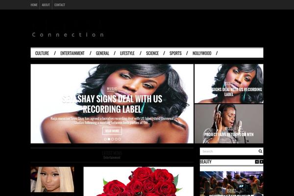 Santiago theme site design template sample