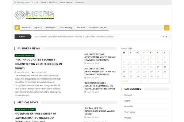 News Mix Lite theme site design template sample