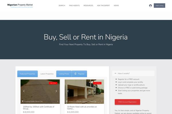 Site using Residence-gutenberg plugin