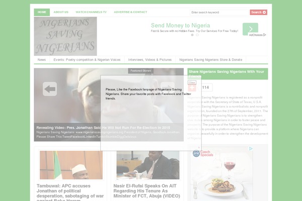 Gazette theme site design template sample