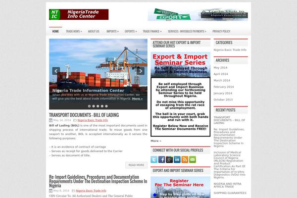 nigeriatradeinfocenter.com site used Echopress