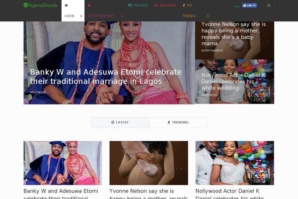 NewsPaper theme site design template sample